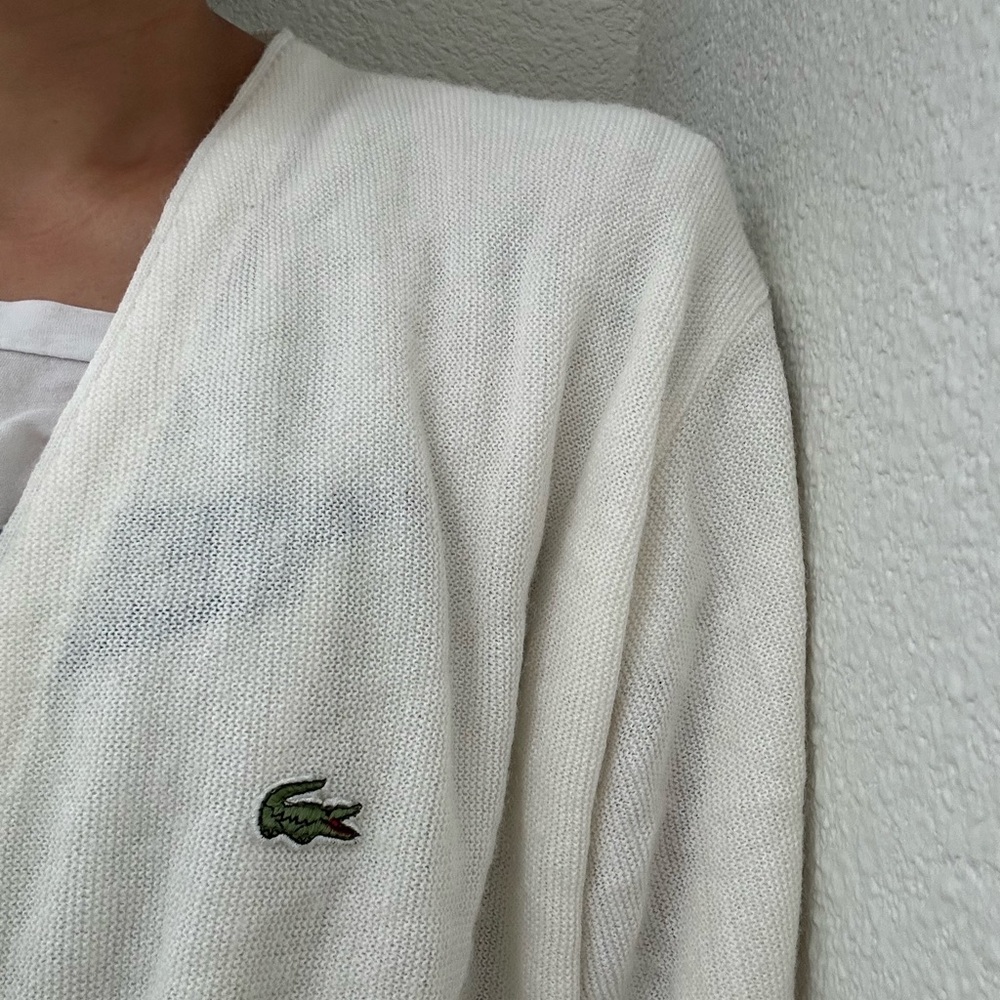 Vintage Lacoste cardigan